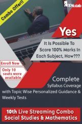 10th Std Live Streaming Combo Offer for Social Studies & Mathematics 10th Std Live Streaming Combo Offer for Social Studies & Mathematics